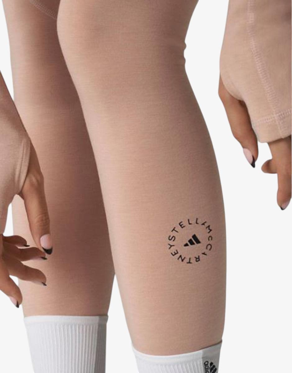 ADIDAS x Stella McCartney 7/8 Yoga Leggings Beige — снимка 3