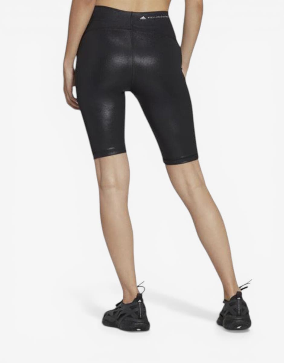 ADIDAS x Stella McCartney Sportswear Fit Brand Logo Tights Black — view 2