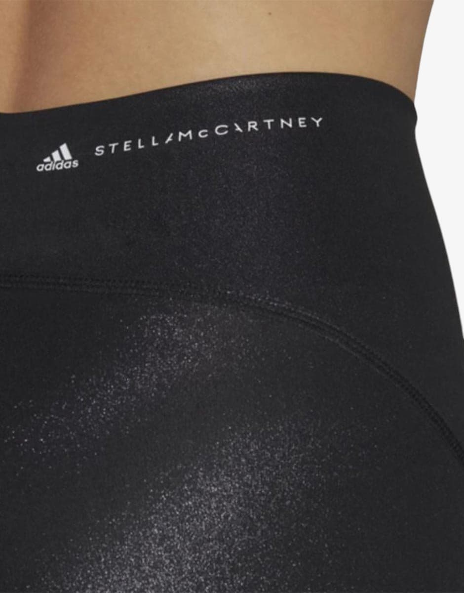 ADIDAS x Stella McCartney Sportswear Fit Brand Logo Tights Black — view 3