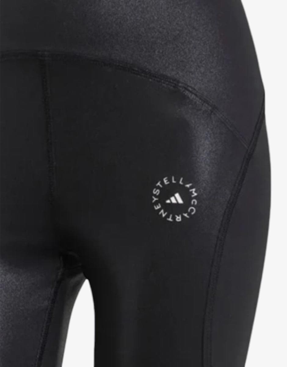 ADIDAS x Stella McCartney Sportswear Fit Brand Logo Tights Black — view 4