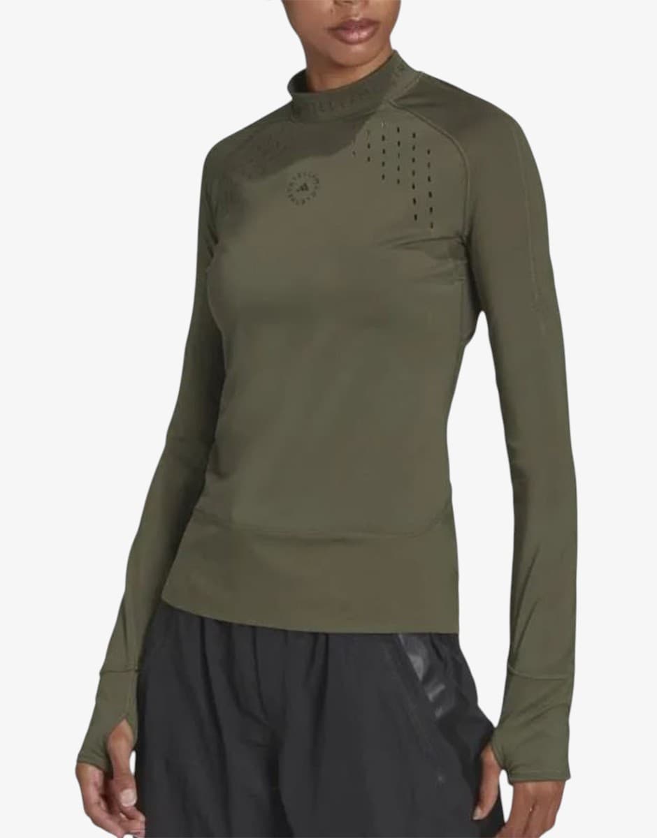 ADIDAS x Stella McCartney True Purpose Long Sleeve Top Green