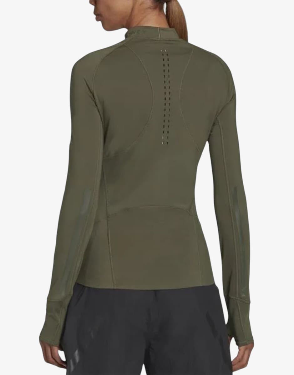 ADIDAS x Stella McCartney True Purpose Long Sleeve Top Green — снимка 2