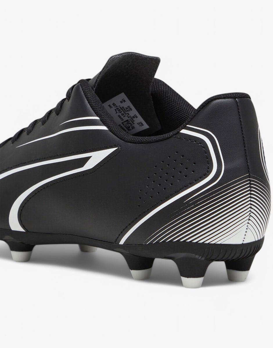 PUMA Vitoria Firm Ground/Artificial Grass Football Shoes Black — снимка 6