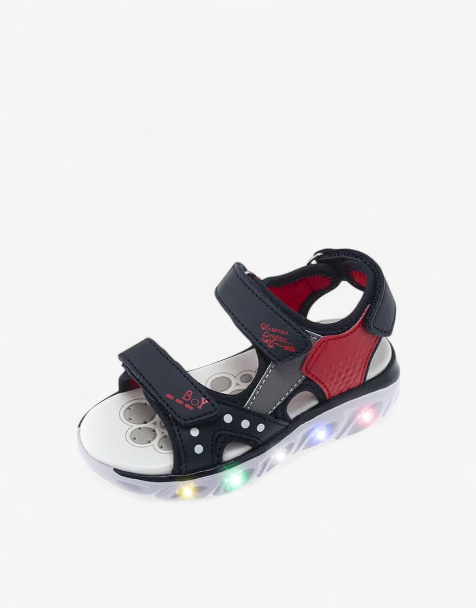 CHICCO Boys Lights Sandals Dark Blue — снимка 2