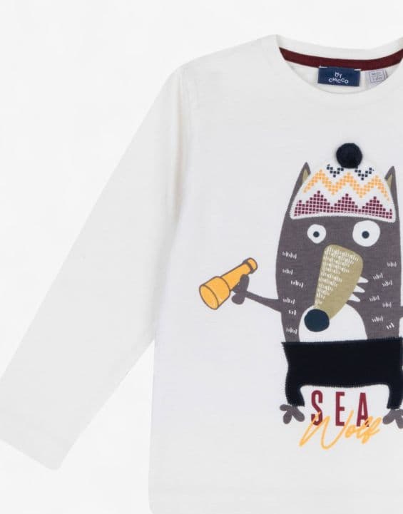 CHICCO Boys Sea Wolf Blouse White — снимка 4