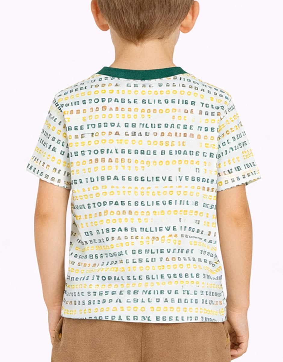 CHICCO Unisex Tee White/Multi — снимка 2
