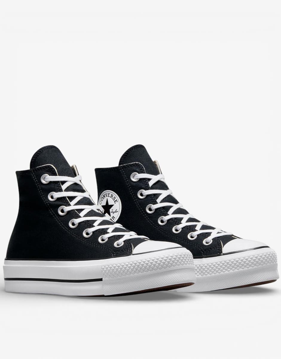 CONVERSE Chuck Taylor All Star Lift Hi Shoes Black — снимка 3