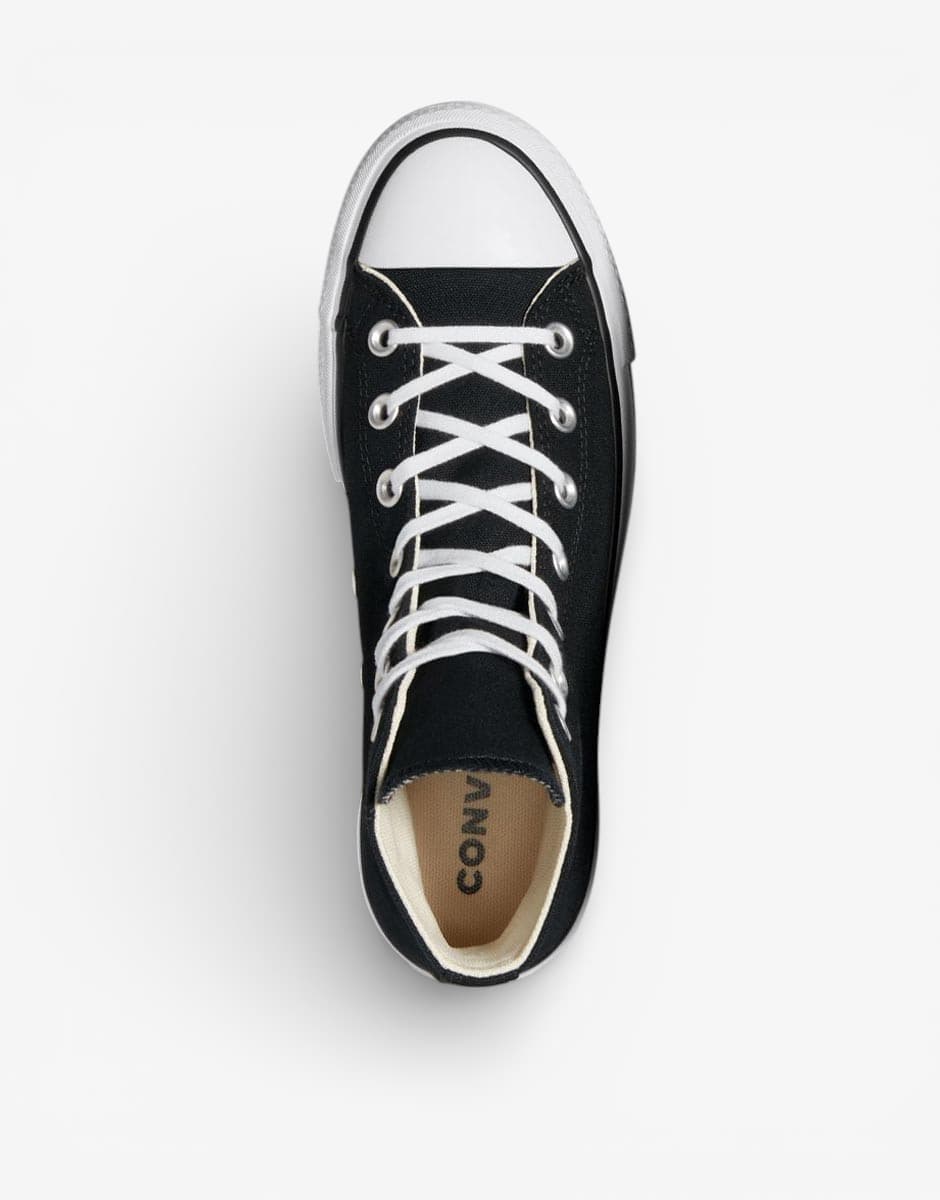 CONVERSE Chuck Taylor All Star Lift Hi Shoes Black — снимка 5