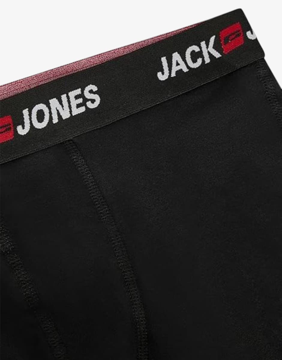 JACK&JONES Jaccorp Logo Boxer Briefs Black 6 Pack — view 3