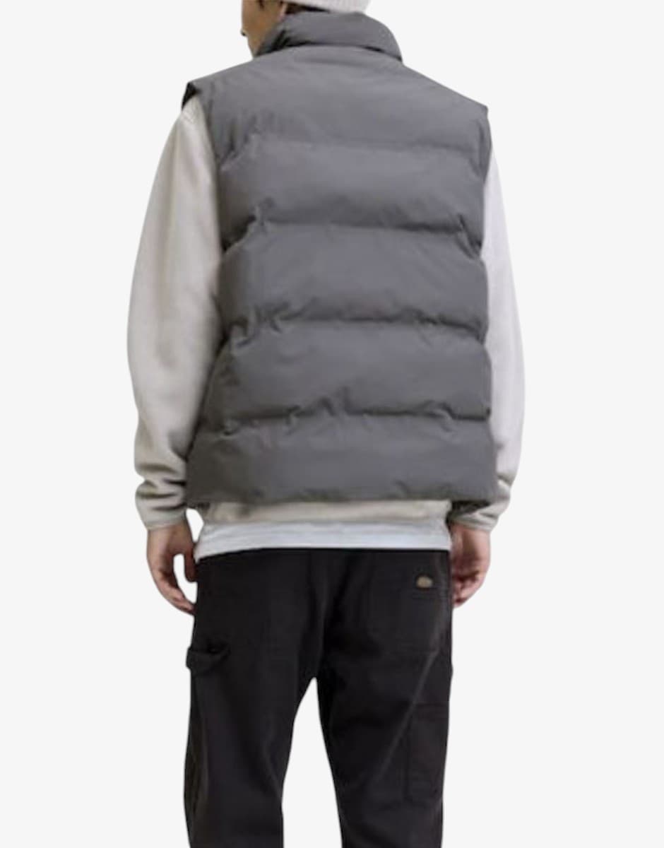 JACK&JONES Jjesoho Bodywarmer Collar SN Gray — view 2