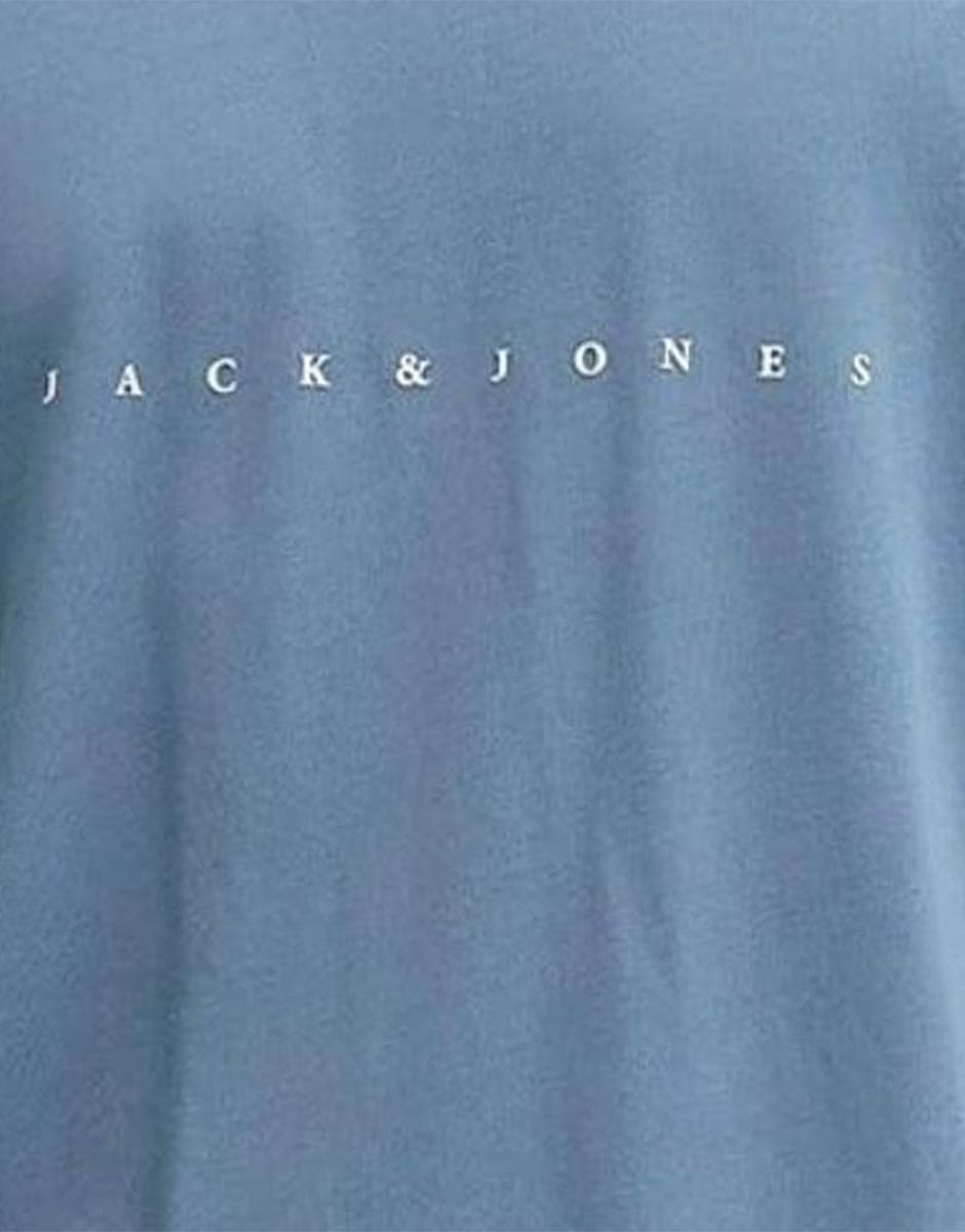 JACK&JONES Jjestar Relaxed Fit Tee Blue — view 3