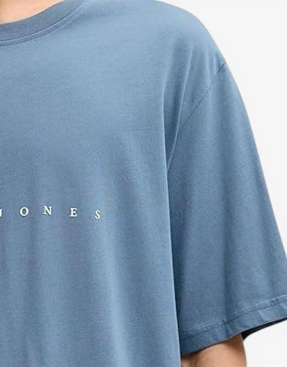JACK&JONES Jjestar Relaxed Fit Tee Blue — view 4