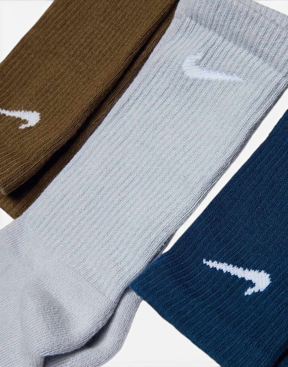 NIKE 3-Pack Everyday Plus Cushioned Socks Multicolor — снимка 4