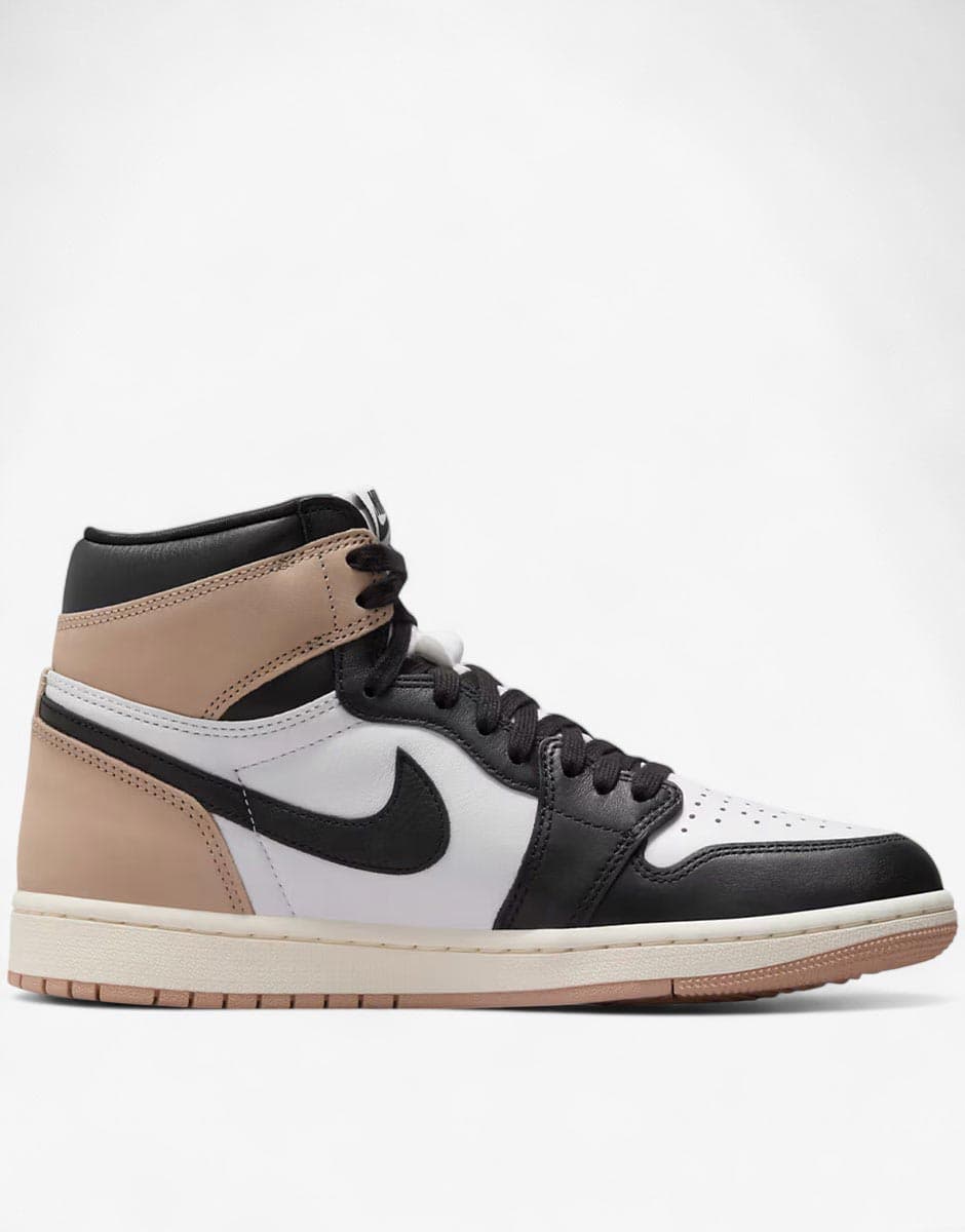 NIKE Air Jordan 1 High Shoes White/Latte — снимка 2