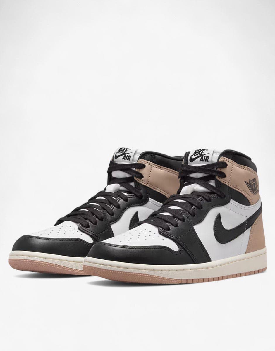 NIKE Air Jordan 1 High Shoes White/Latte — снимка 3