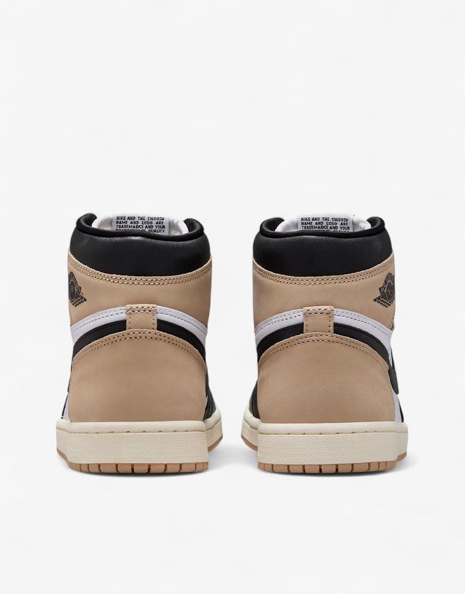 NIKE Air Jordan 1 High Shoes White/Latte — снимка 4
