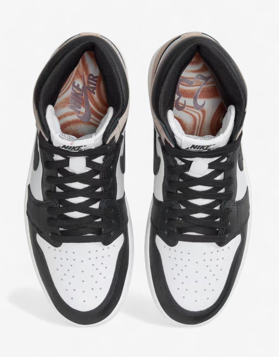 NIKE Air Jordan 1 High Shoes White/Latte — снимка 5