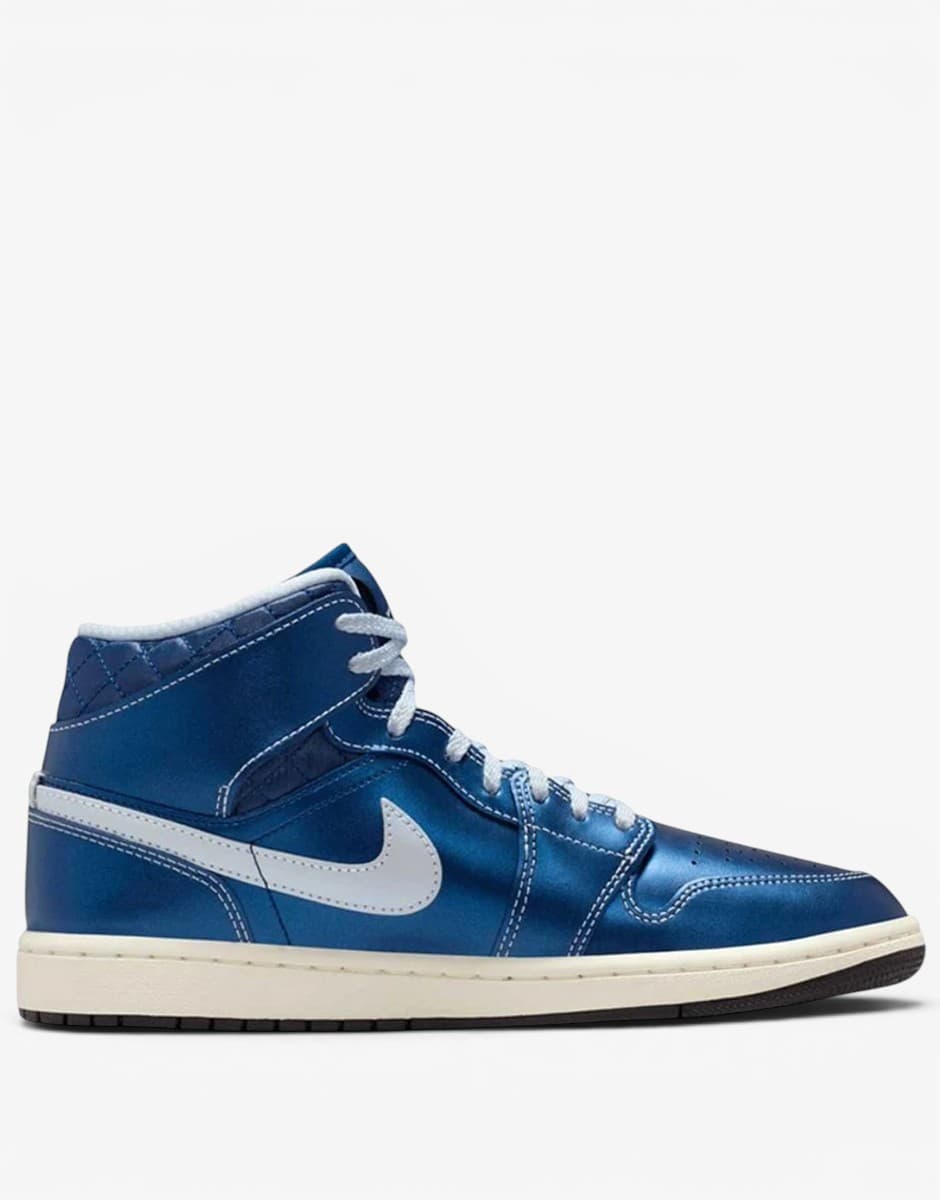 NIKE Air Jordan 1 Mid SE Blue/White — снимка 2