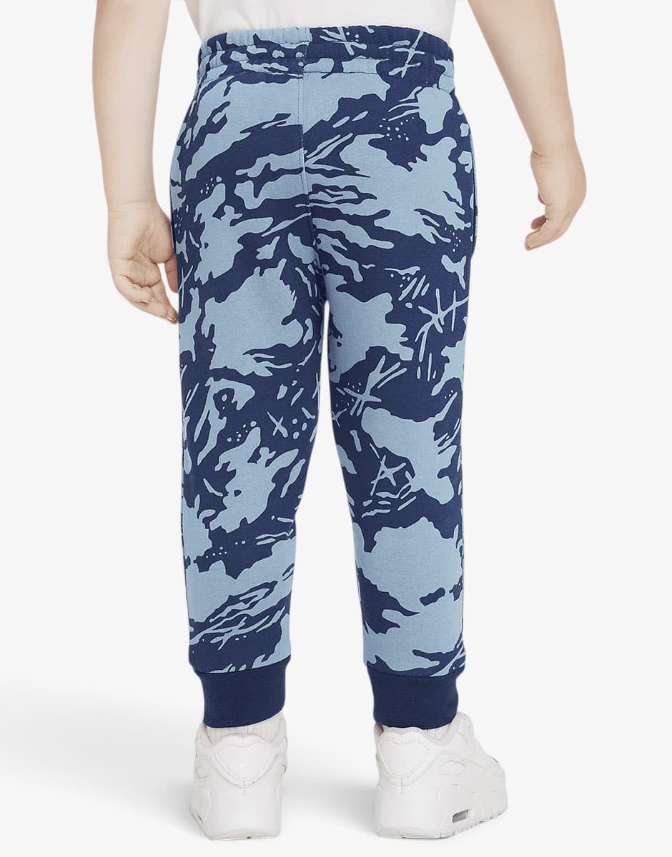 NIKE Club Camo Fleece Pants Blue — снимка 2