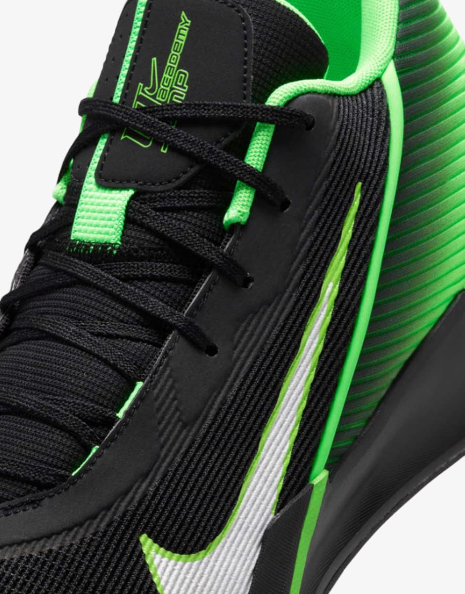 NIKE G.T. Jump Academy Black/Green — view 6
