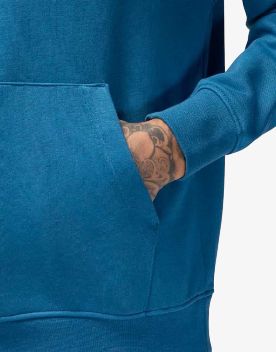 NIKE Jordan Essentials Loopback Fleece Hoodie Blue — view 3