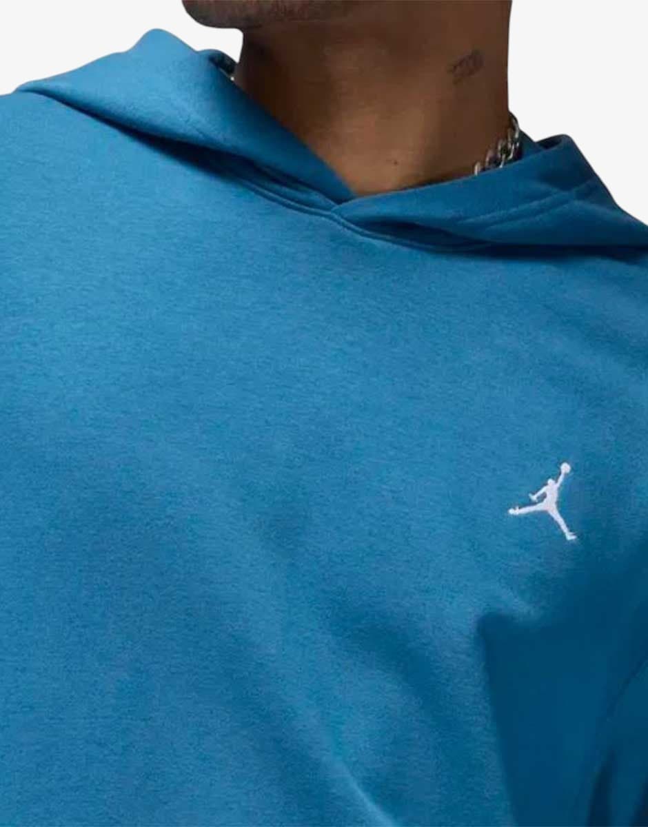 NIKE Jordan Essentials Loopback Fleece Hoodie Blue — view 4