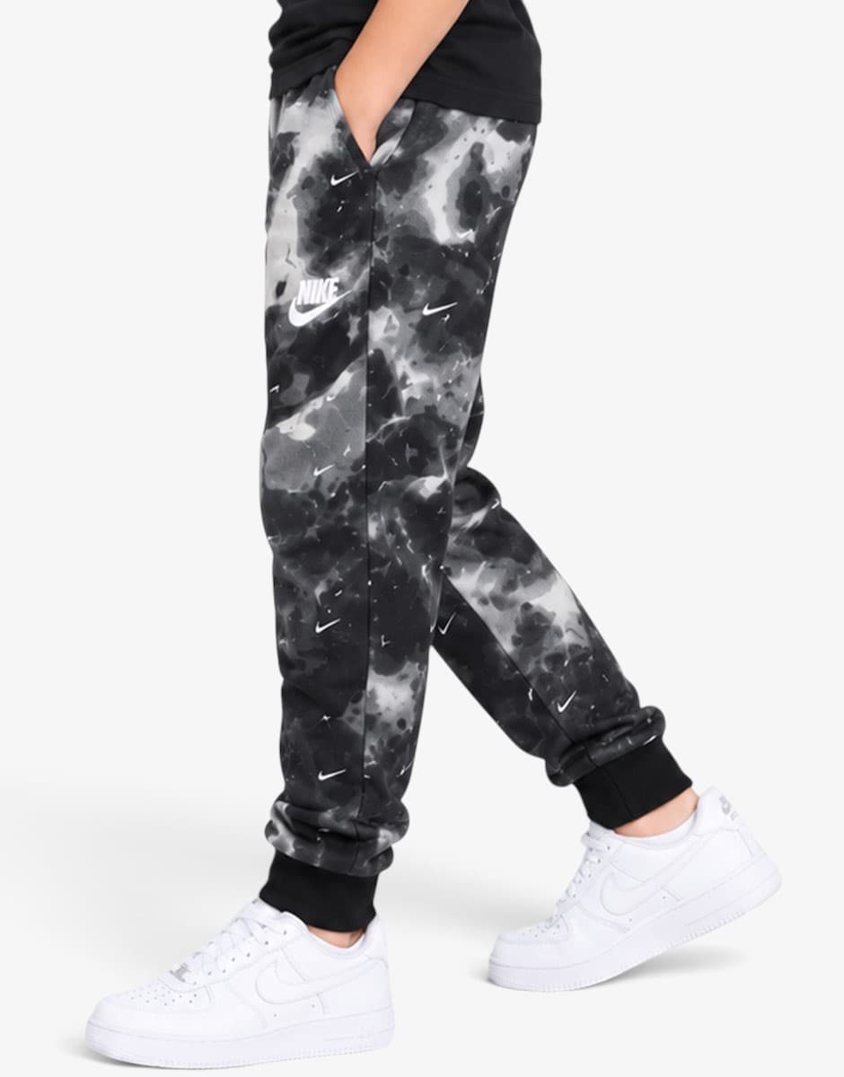 NIKE Sportswear Pants Black/White — снимка 3