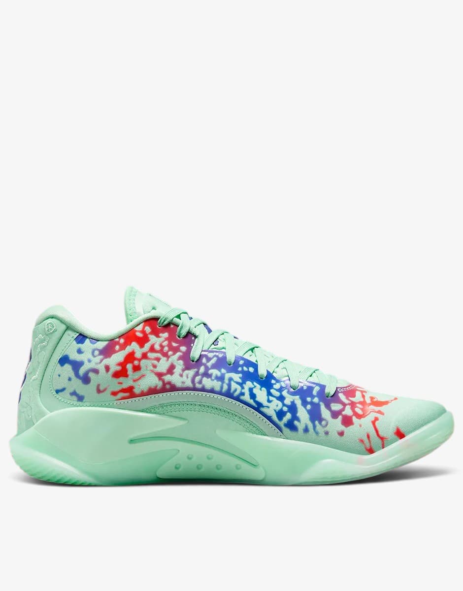 NIKE x Jordan Zion 3 Basketball Shoes Mint Green/Multicolor — view 2