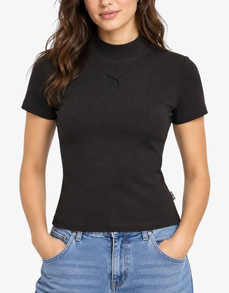 PUMA BZ Huoyao Rib Shortleeve Tee Back — снимка 3