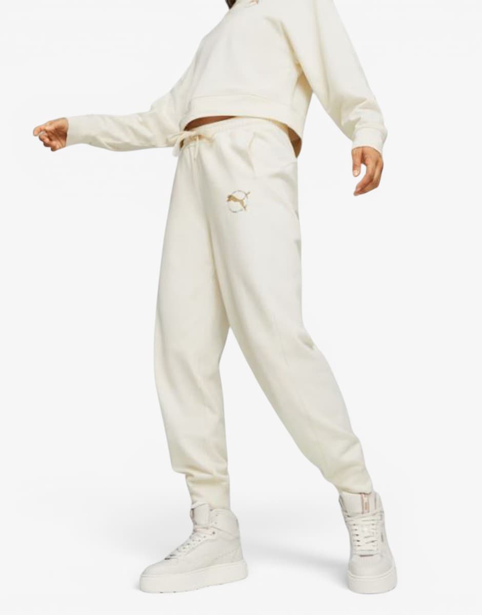 PUMA Better Sportswear Sweatpants T Ecru — снимка 3