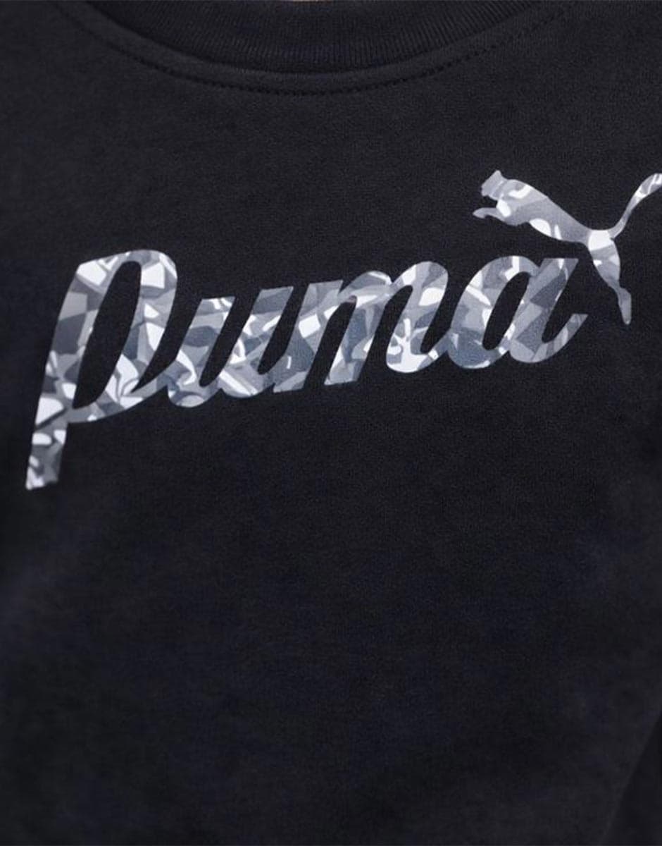 PUMA Class Act Crew And Leggings Fleece Set Black — снимка 3