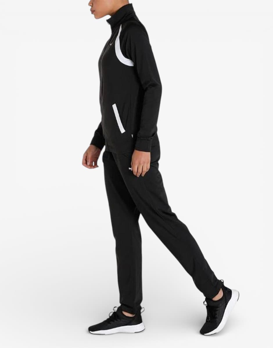 PUMA Classic Tricot Tracksuit Black — view 3