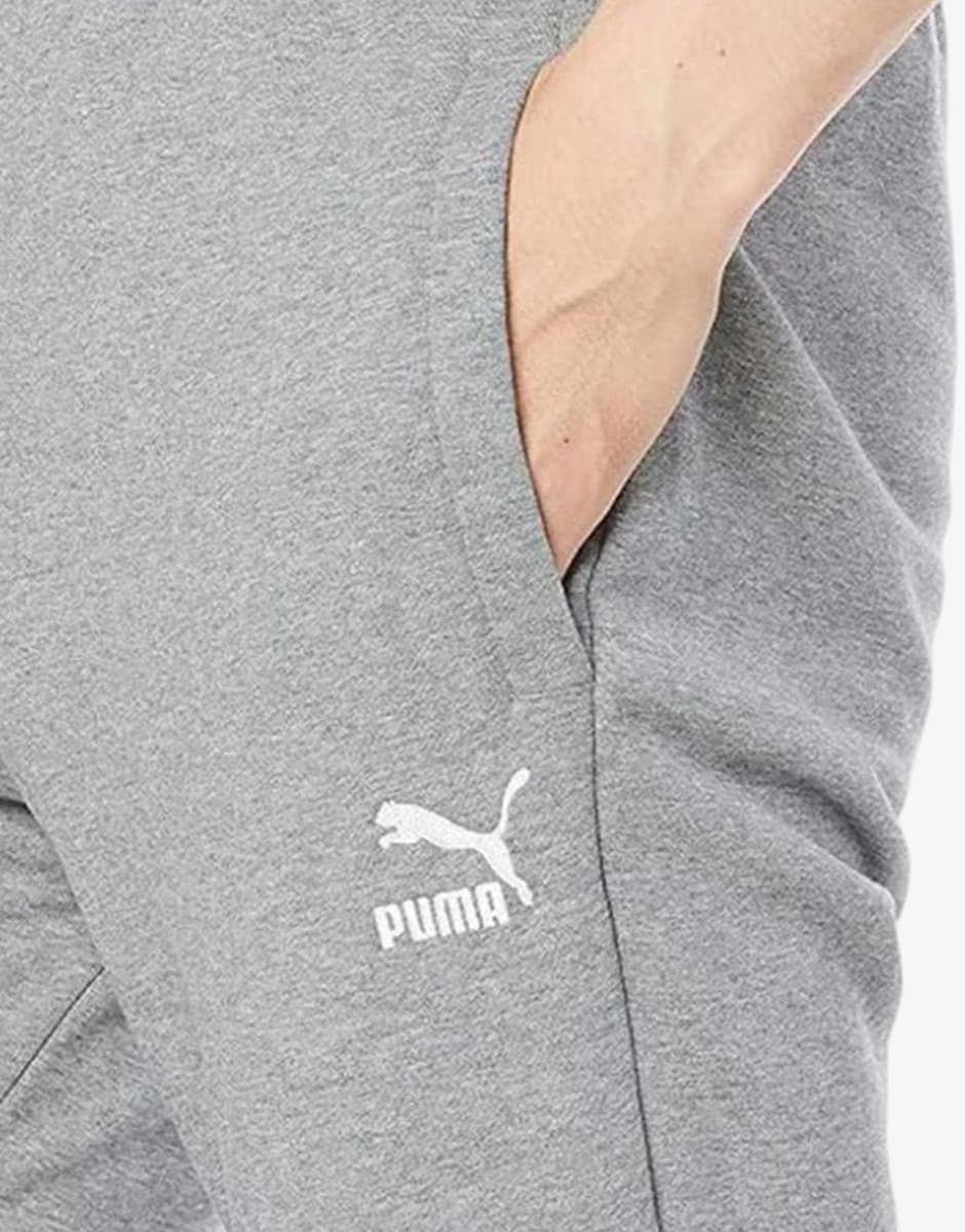PUMA Classics Cuffed Sweatpants Grey — снимка 3