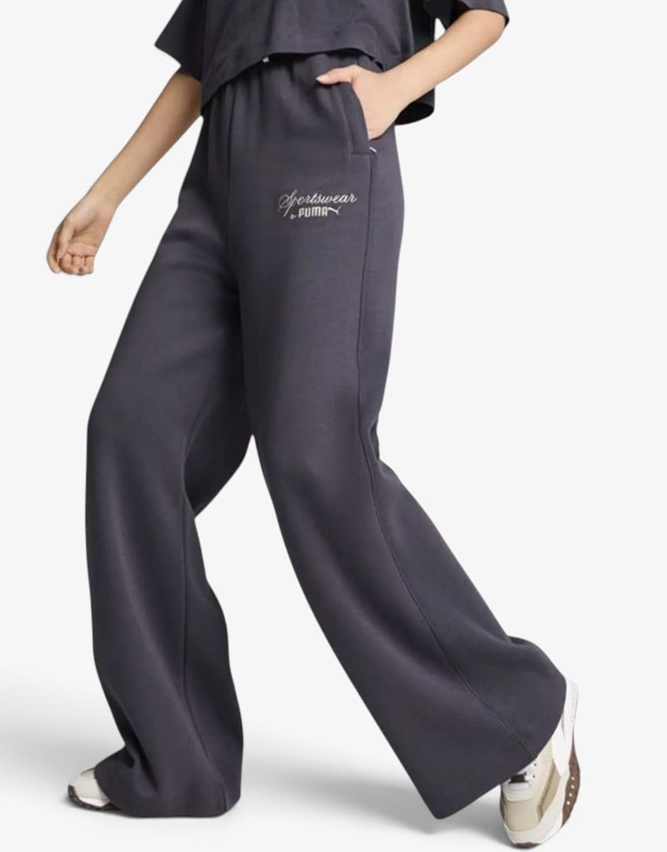 PUMA Classics Relaxed Sweatpants Gray — снимка 3