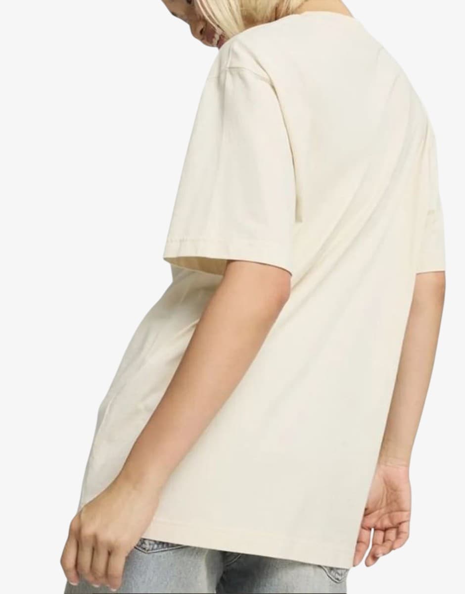 PUMA Club De Course Graphic Tee Beige — снимка 3