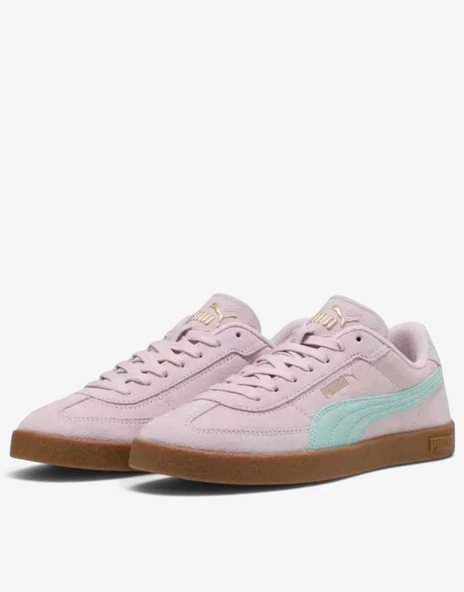 PUMA Club II Era Suede Pink/Blue — снимка 3
