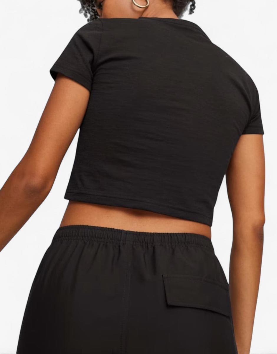 PUMA Dare To Baby Tee Black — снимка 2