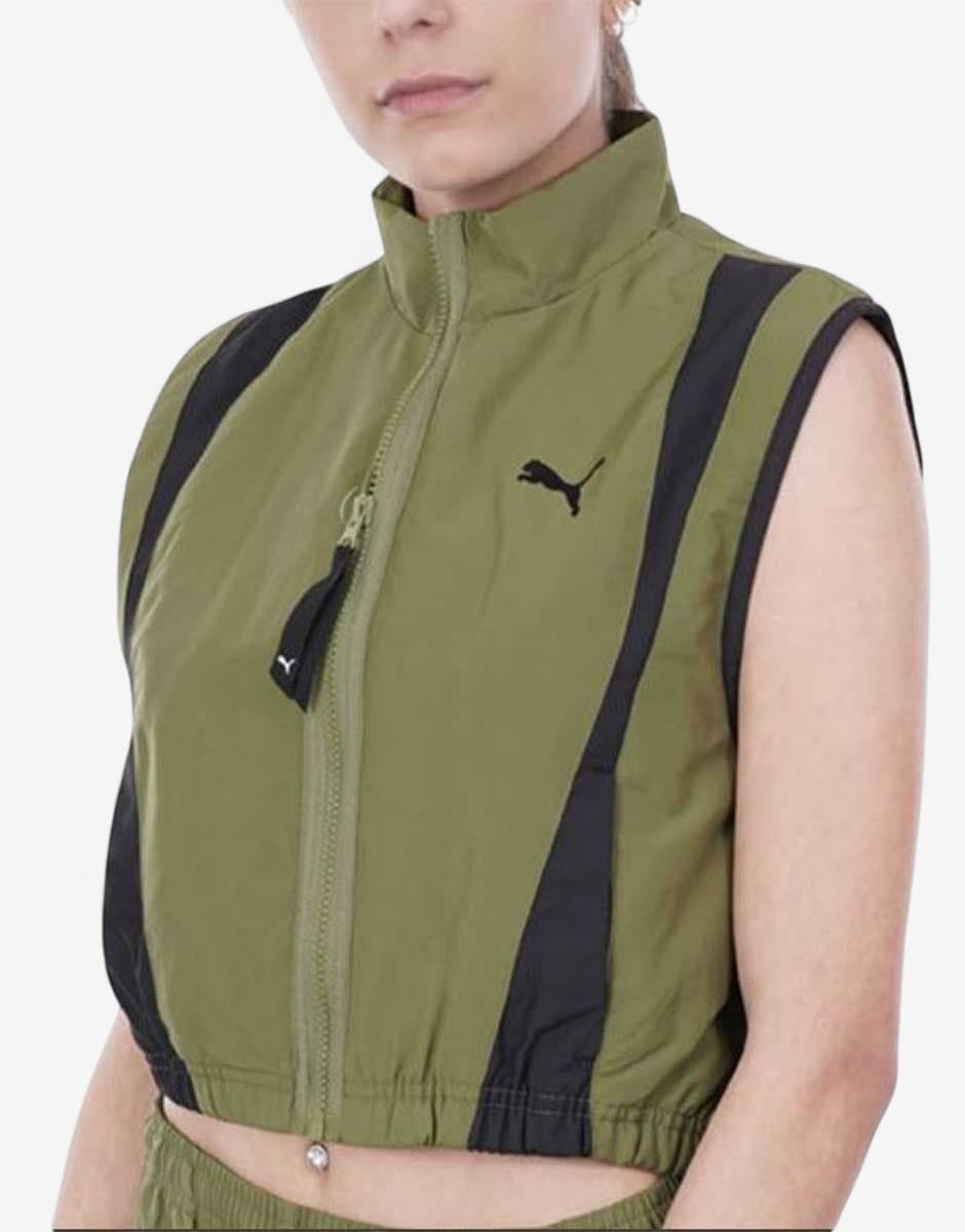 PUMA Dare To Woven Vest Green — view 3