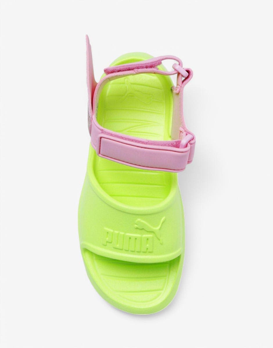 PUMA Divecat V2 Injex Hero Glitz Ps Sandals Lime — view 3