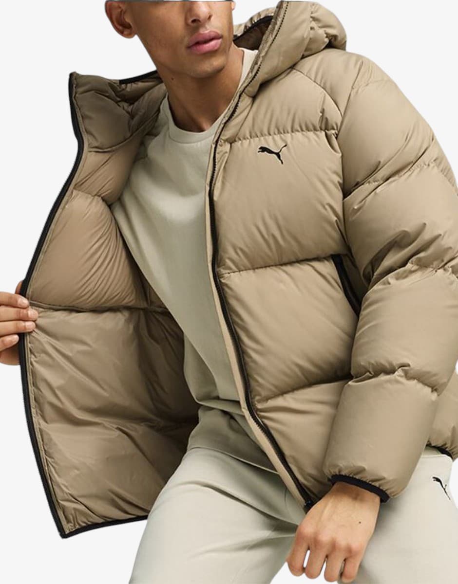 PUMA Down Puffer Jacket Oak Branch Beige — снимка 3