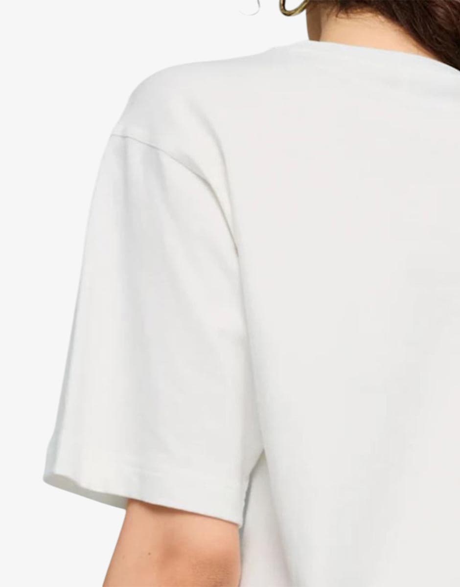 PUMA Downtown Relaxed Graphic Tee White — снимка 4