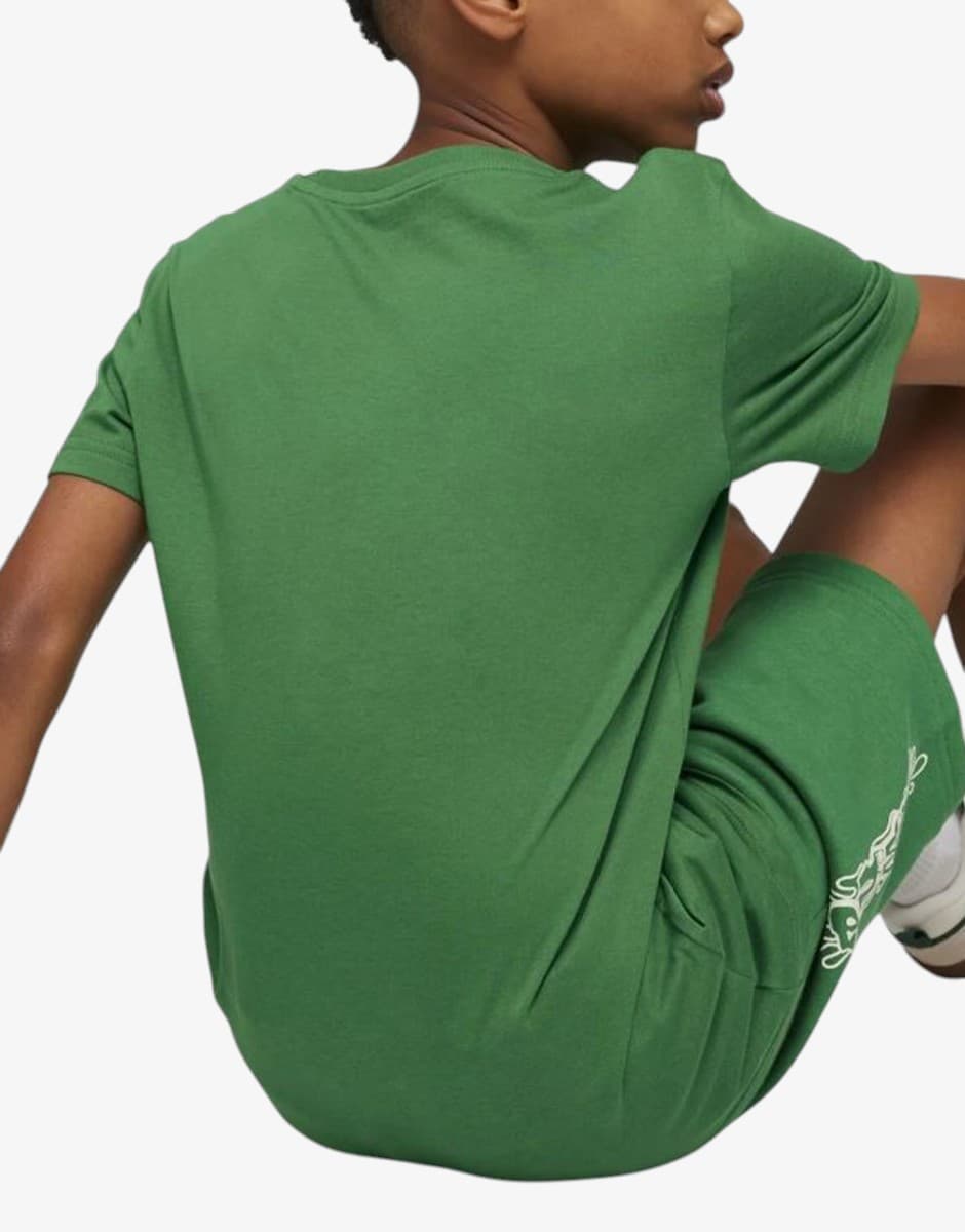 PUMA Ess Mid 90s Graphic Tee B Green — view 2