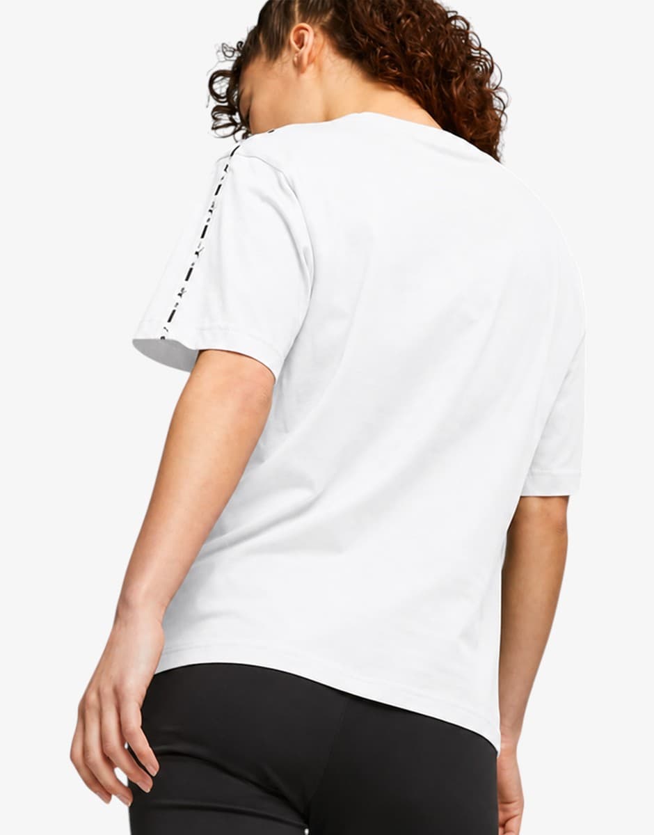 PUMA Ess Tape Tee White — снимка 2