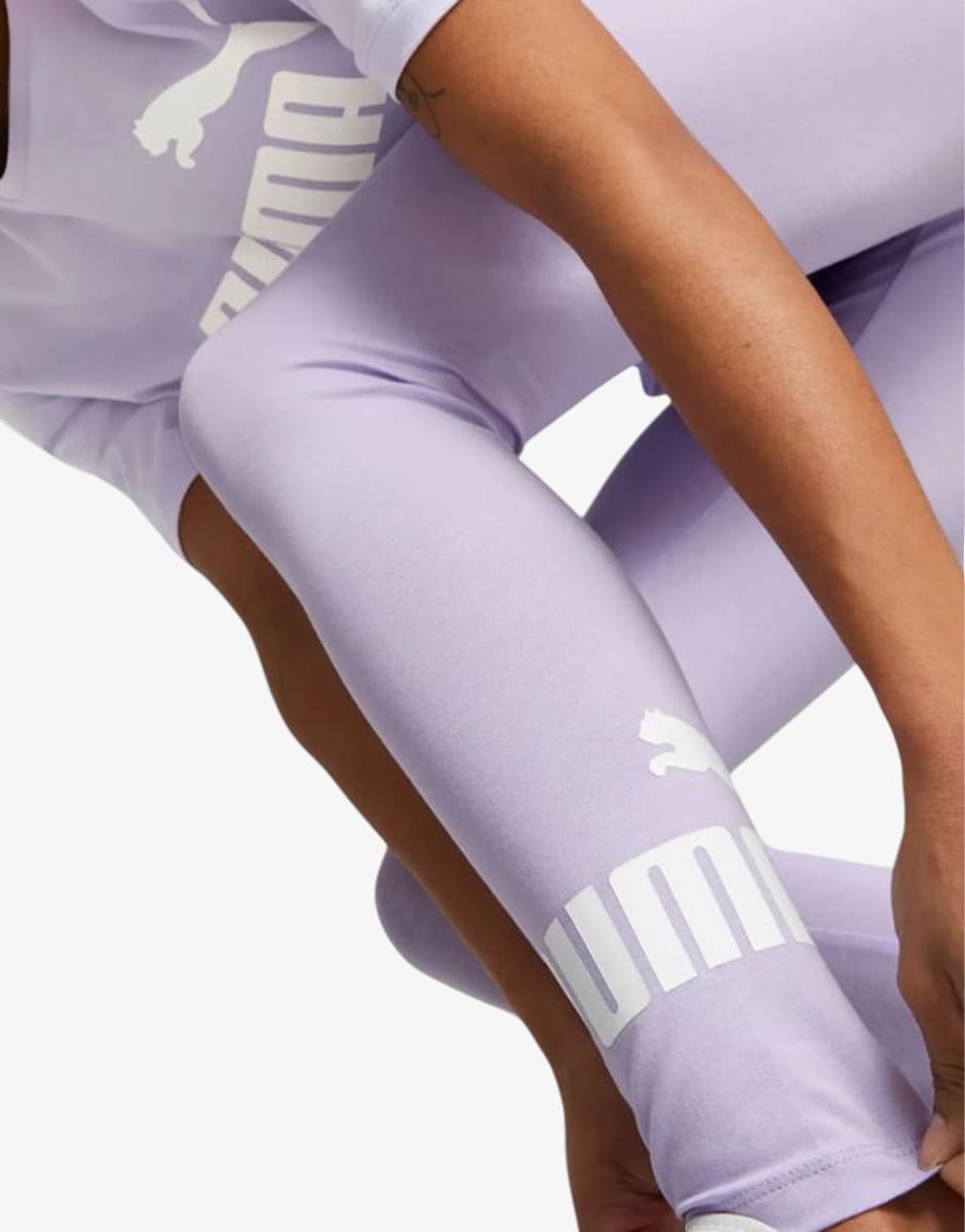 PUMA Essential Logo Tight Violet — снимка 4