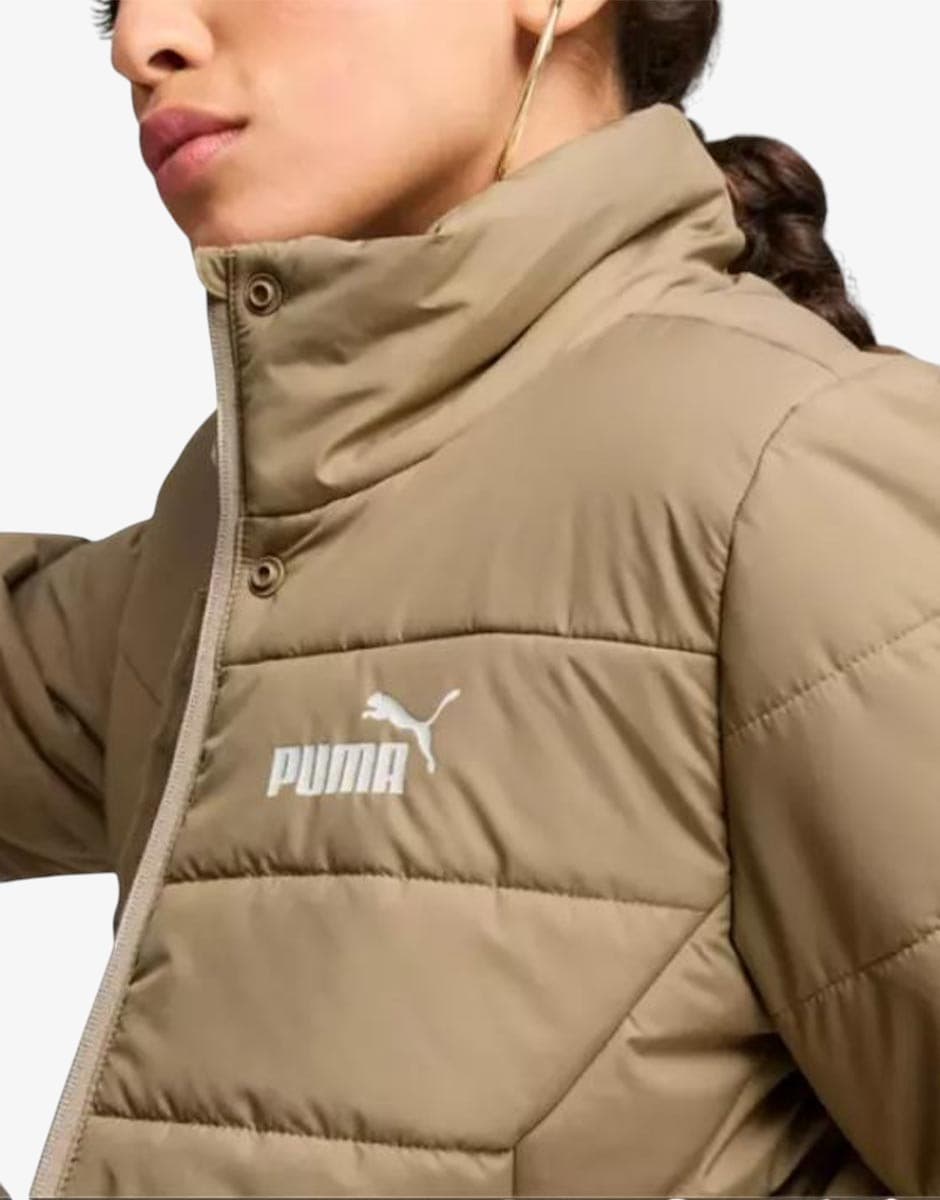 PUMA Essentials + Padded Jacket Brown — view 3