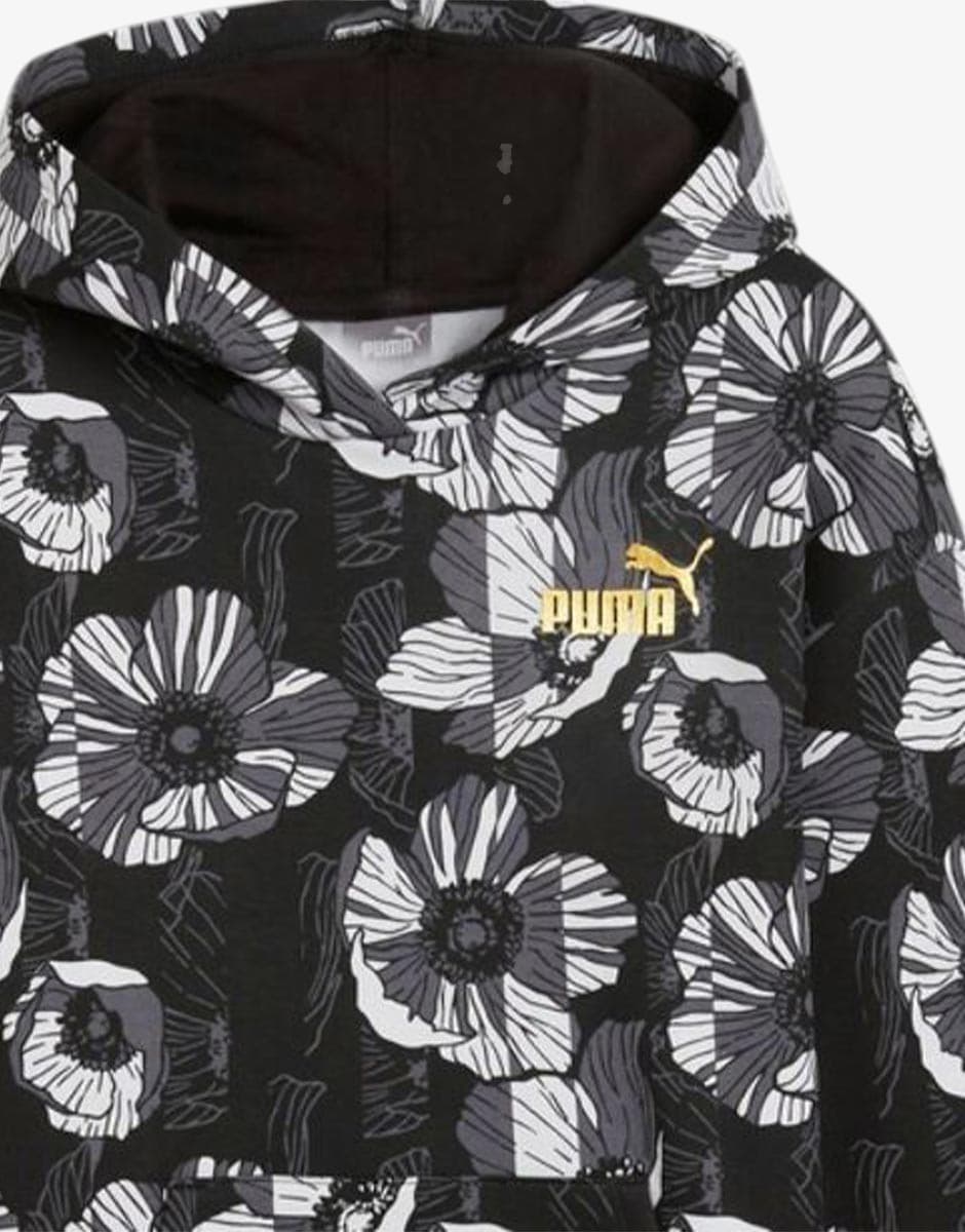 PUMA Essentials+ Class Active Aop Hoodie Black — снимка 3