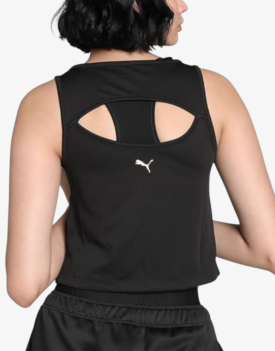 PUMA Fit Training Skimmer Tank Top Black — view 2