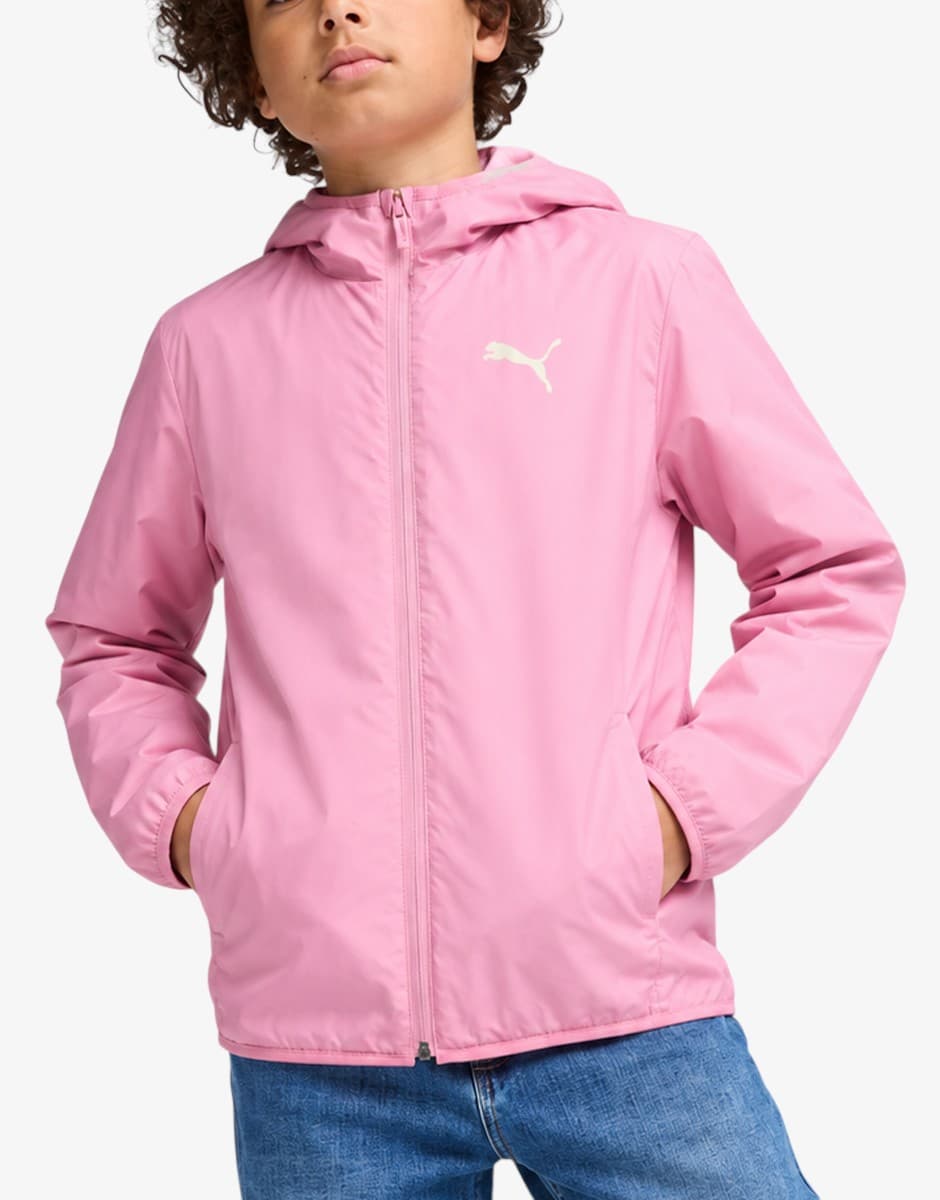 PUMA Fleece Line Windbreaker Pink