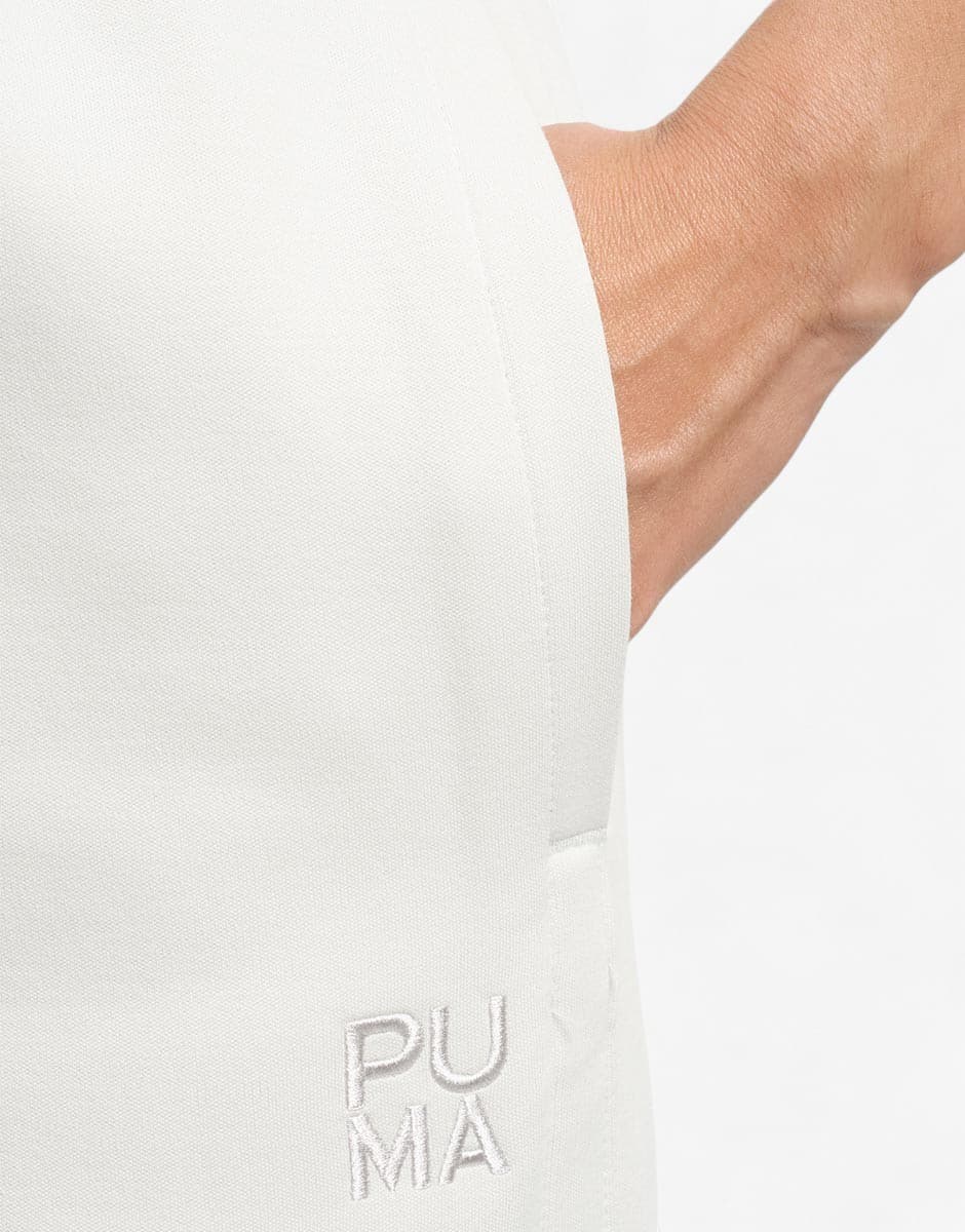 PUMA Infuse Wide Leg Pants Light Grey — снимка 3