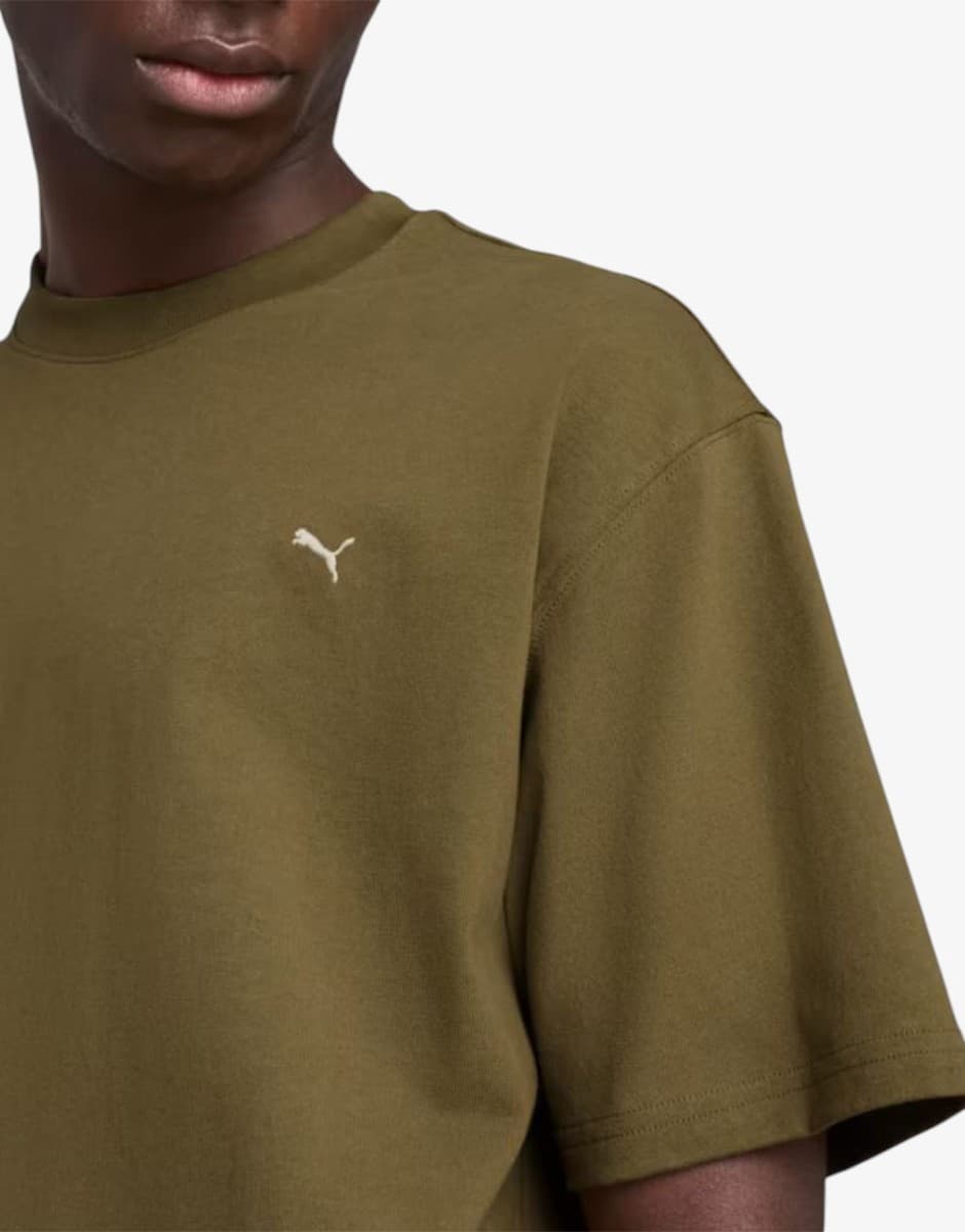 PUMA MMQ Tee Olive Green — снимка 3